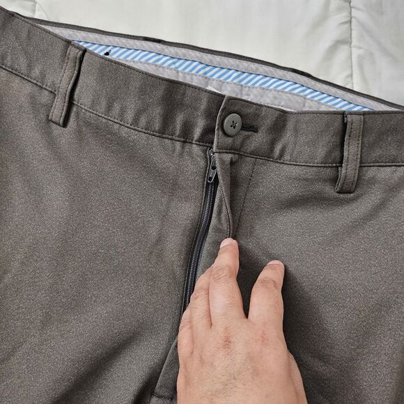 FootJoy Golf Pants 34 x 30 Dark Gray Flex Tech Wicking Performance Outdoor - Picture 5 of 10